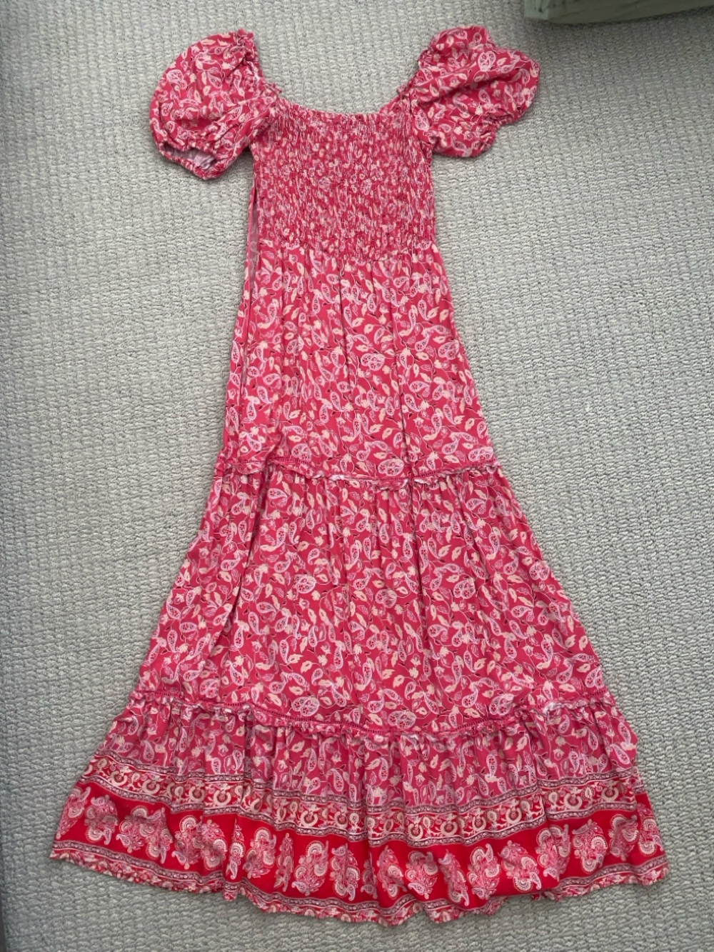 Petal & Pup Pink Off-Shoulder Maxi Dress - Picture 2 of 3